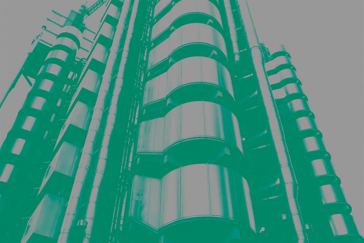 Angled office building view from outside