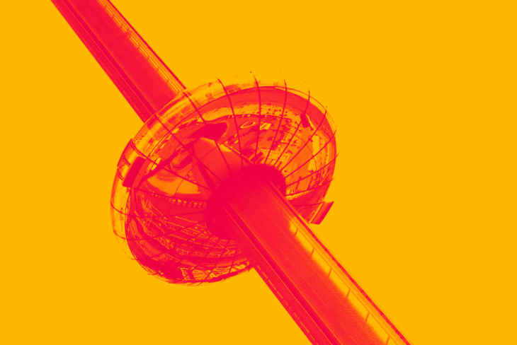 Brighton observation tower with glass pod